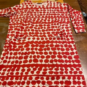 Marimekko dress in good condition Fun red/orange print